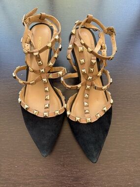 BCBGeneration studded  strap heels